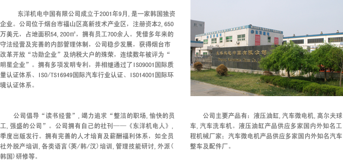 东洋机电（中国）有限公司
