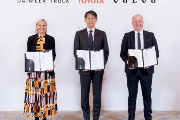 丰田+戴姆勒+沃尔沃,三方合资氢燃料电池企业 丰田+戴姆勒+沃尔沃,三方合资氢燃料电池企业